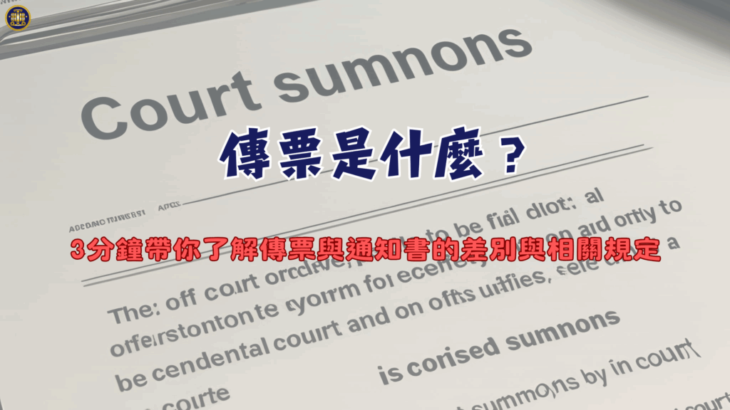 傳票是什麼?3分鐘帶你了解傳票與通知書的差別與相關規定 - 鴻安法律事務所 - 台北公司、商業、刑事、勞資、民事、智慧財產權法律諮詢顧問推薦 ...